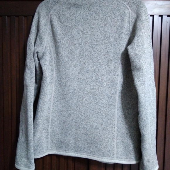 Patagonia Women’s Better Sweater 1/4 Zip Fleece Tan Gray Barefoot Sz  Medium - Picture 4 of 7